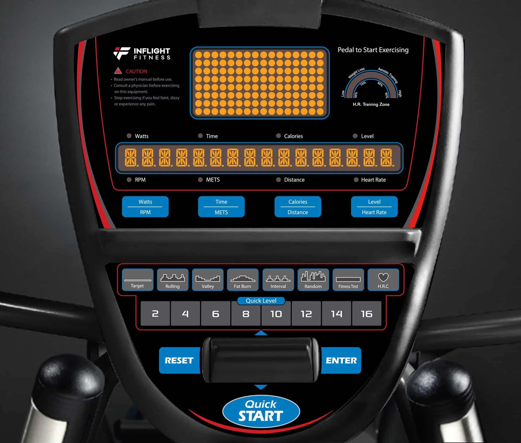 Inflight B6 Upright Bike - Image 3